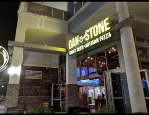 Vegan pizza, vegan burger, salads at Oak & Stone  in St Petersburg