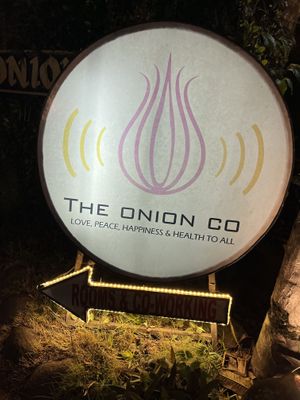 Sign   at The Onion Collective in Ubud