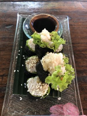 Bali sushi at The Onion Collective in Ubud