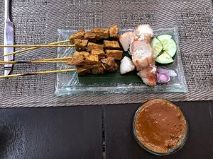 jackfruit satay at The Onion Collective in Ubud