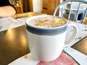 Chai latte with soy  at Lotus Bleu Cafe in Edmundston
