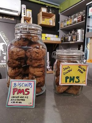 Biscuits at Lotus Bleu Cafe in Edmundston