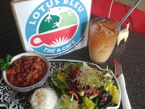 Rajma végé at Lotus Bleu Cafe in Edmundston