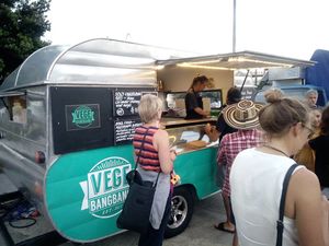 food truck at Vege Bang Bang in Auckland
