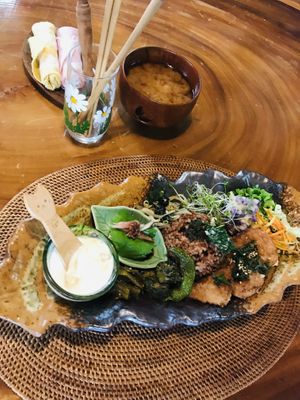 大豆ミートの唐揚げ at Matatabi Kitchen in Fuso