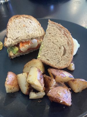 Veggie sandwich (without cheese)  at The Hummingbird Cafe in Butte