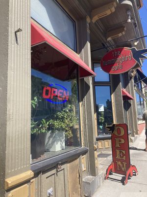 Outside of the restaurant   at The Hummingbird Cafe in Butte