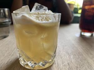 No alcohol amaretto sour  at The Roundhill in Brighton