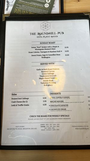   at The Roundhill in Brighton