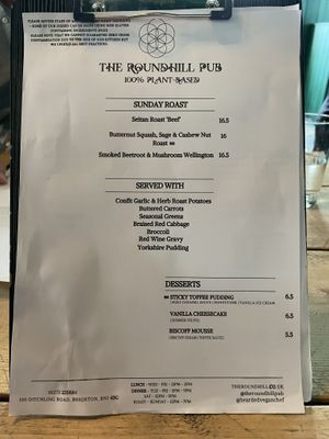   at The Roundhill in Brighton