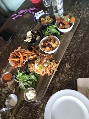Sharing platter.  at The Roundhill in Brighton