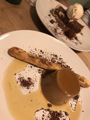 Desserts to die for! at The Roundhill in Brighton