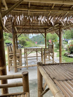 Seating  at Ying Ying's Kitchen in Koh Phangan
