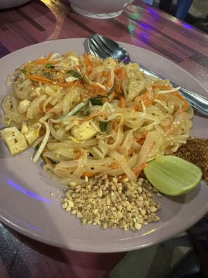 pad thai amazing  at Ying Ying's Kitchen in Koh Phangan