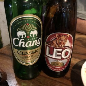 Beer at Ying Ying's Kitchen in Koh Phangan