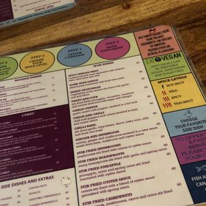 They even advertise the vegan” options   at Ying Ying's Kitchen in Koh Phangan