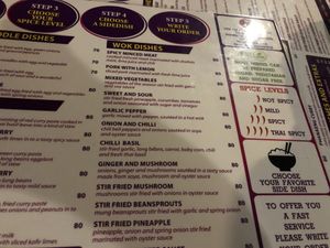 Menu 2 at Ying Ying's Kitchen in Koh Phangan