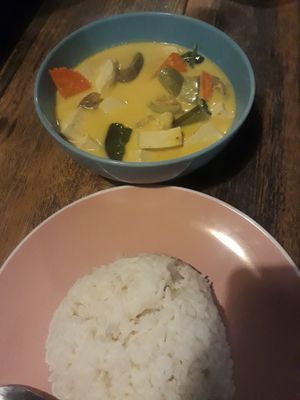 Red curry at Ying Ying's Kitchen in Koh Phangan