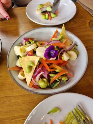 Hearts of Palm Ceviche at Onda in Richmond