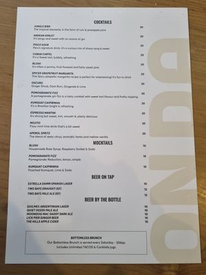 Cocktails at Onda in Richmond