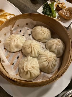 Soup dumplings  at Unit Su Vege in Philadelphia