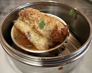 Steamed bean curd skin roll #Veganuary at Unit Su Vege in Philadelphia
