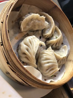 D7 Steamed vegetable dumplings   at Unit Su Vege in Philadelphia