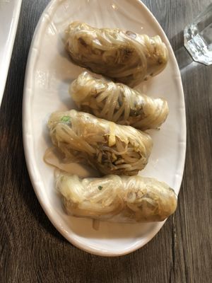 D24 bean sprouts roll  at Unit Su Vege in Philadelphia