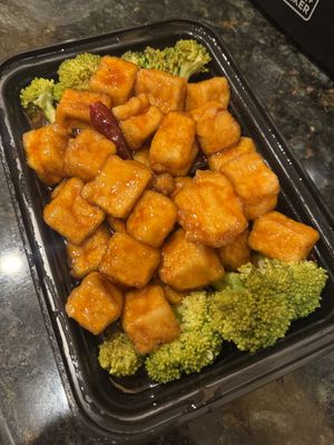 General tso’s tofu  at Unit Su Vege in Philadelphia