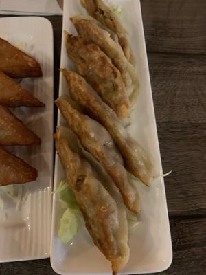 D9 Pan Fried Vegetable Dumplings at Unit Su Vege in Philadelphia