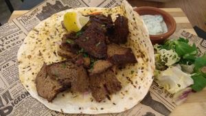 Kebab seitán at The Hen's Teeth in Alicante