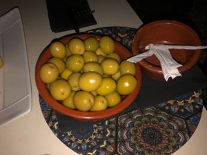 Olives at The Hen's Teeth in Alicante