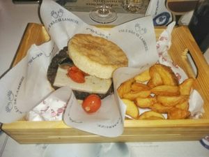 Vegan burger at Le Grand Burger in Gramado