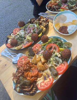   at Humbaba Falafel in Berlin