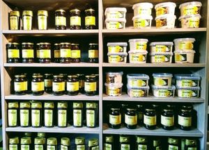 Medjoul date 'honey' and halva at SesamMe in North London