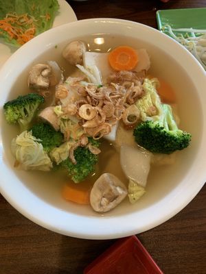 Vegan pho at I Luv Pho in Milford