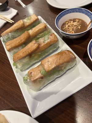 Vegan fresh summer rolls at I Luv Pho in Milford