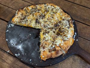 Posto pizza at Pizza Posta in Madrid