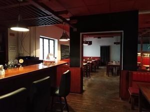 interior at Bubu's Pub & Kitchen in Prague