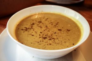 leek soup - daily menu at Bubu's Pub & Kitchen in Prague