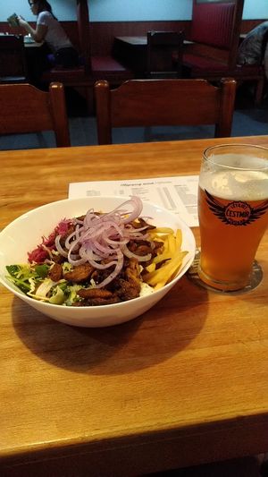 Gyros bowl at Bubu's Pub & Kitchen in Prague