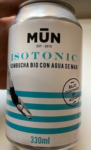 Sea water kombucha!! at Carrefour Bio in Madrid