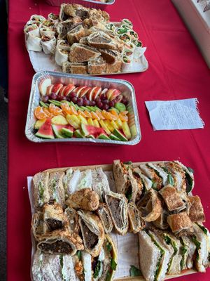 Sandwiches, wraps, pastries and a fruit platter!  at Pattacakes in York