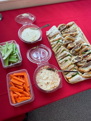 Hummus and dips!  at Pattacakes in York