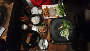 Korean bbq at Feel Seoul Good in Berlin