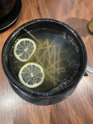 Ginger tea  at Feel Seoul Good in Berlin