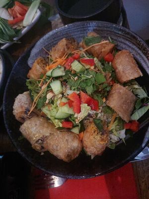 Rice salad (tasty) at Feel Seoul Good in Berlin