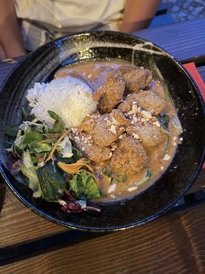 V7 Breaded Soy satay bowl  at Feel Seoul Good in Berlin