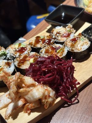 Vegan sushi  at Feel Seoul Good in Berlin