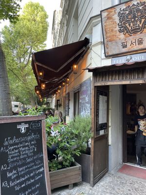 Outside  at Feel Seoul Good in Berlin